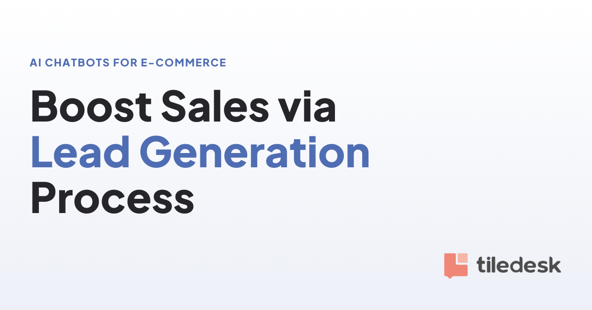 Increase Sales Of Your E Commerce With Ai Agents Tiledesk